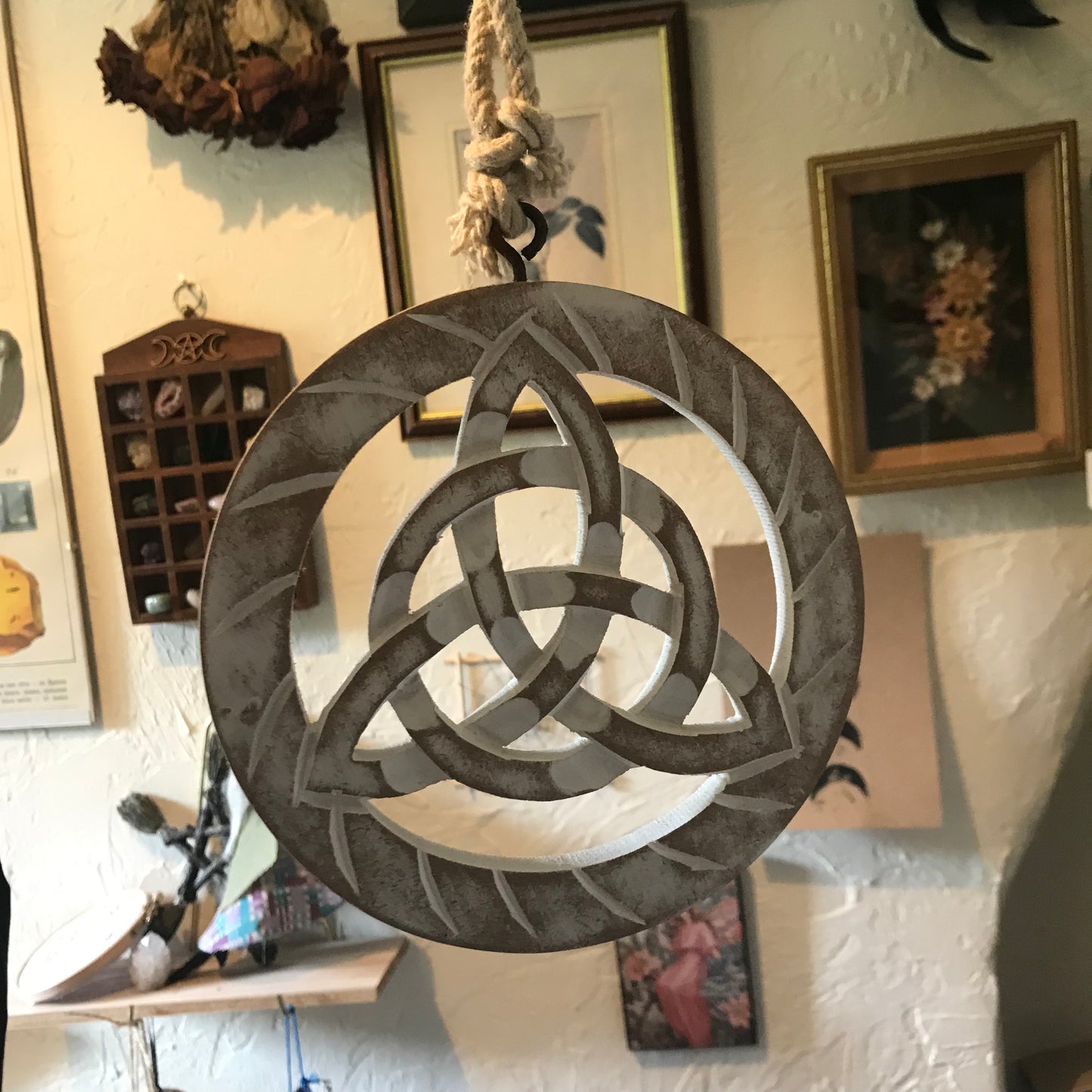 Triquetra Wooden Wall Hanging