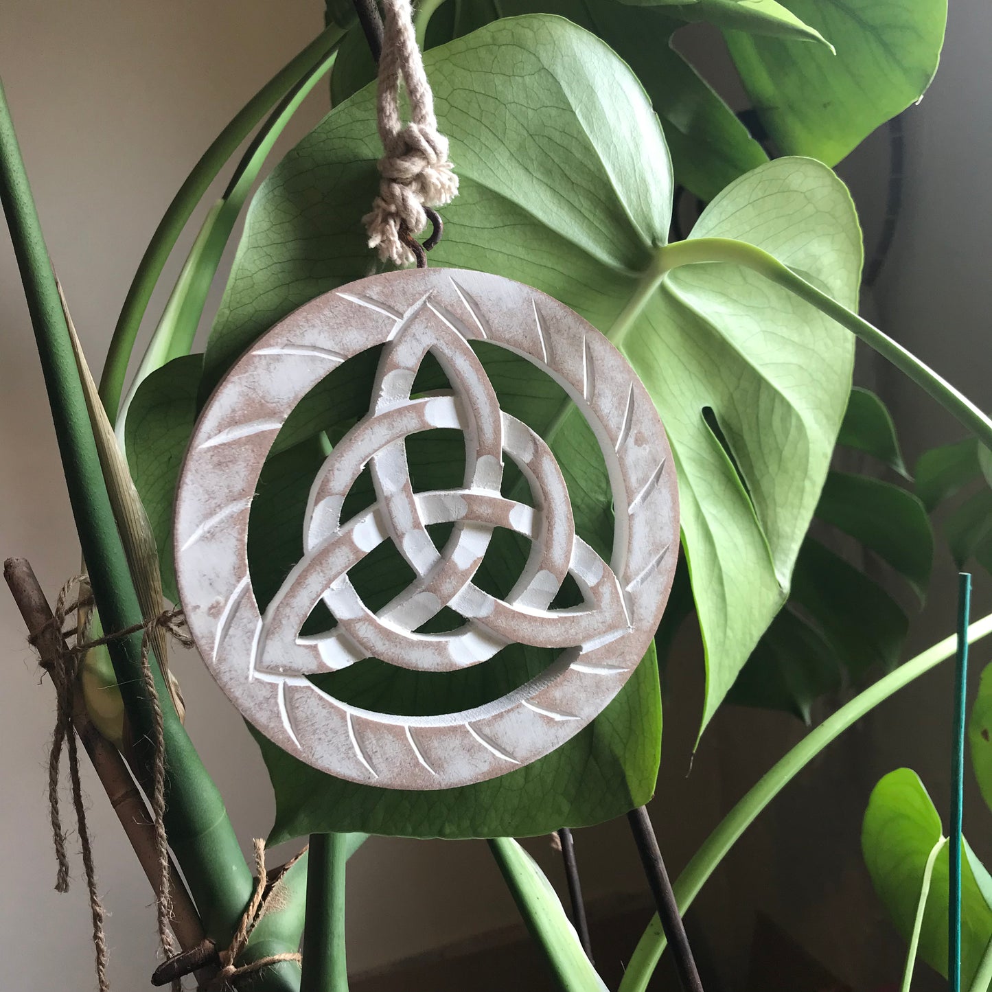 Triquetra Wooden Wall Hanging