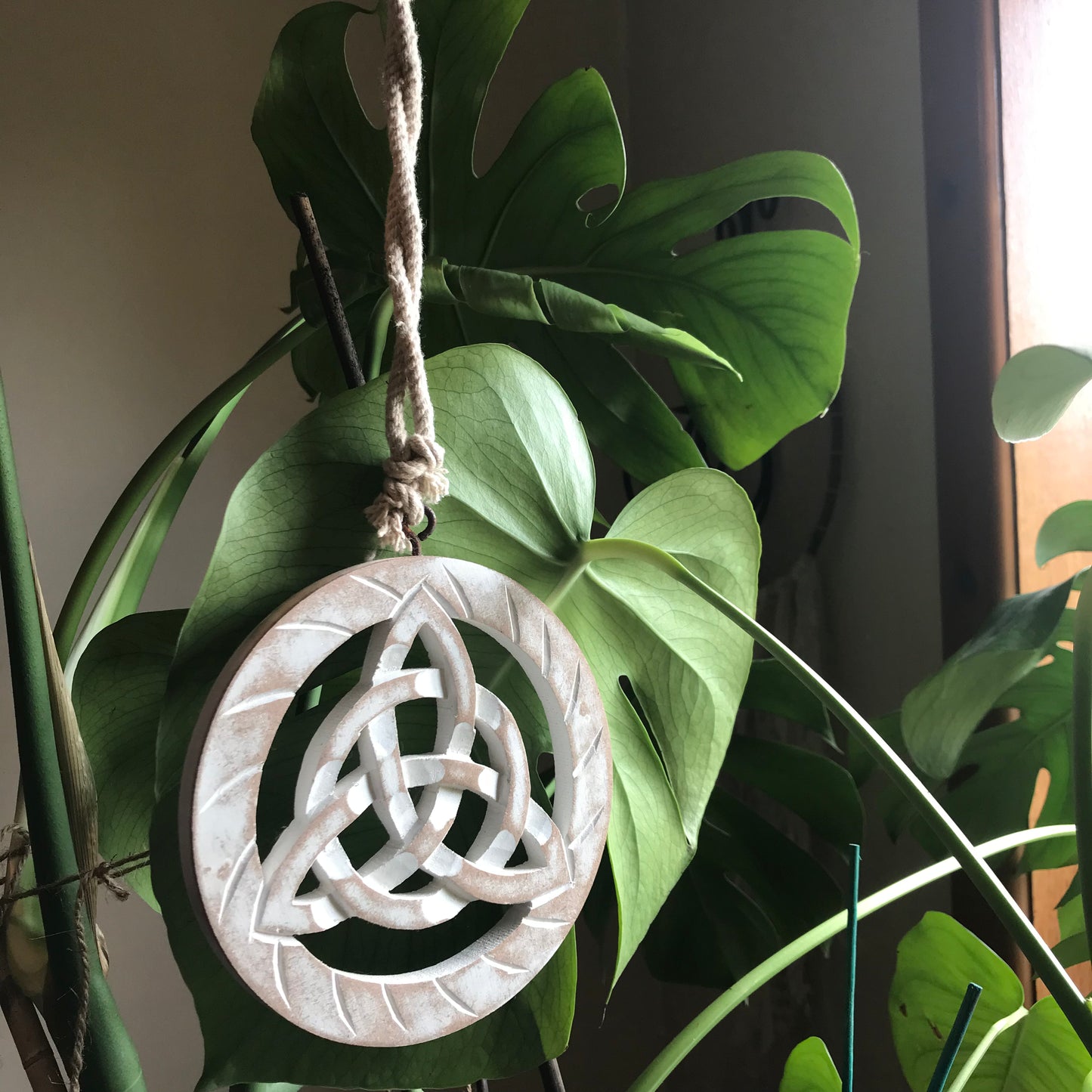 Triquetra Wooden Wall Hanging