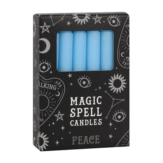 Light Blue 'Peace' Spell Candles