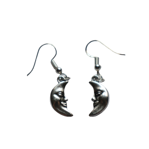 Man in the Moon Earrings