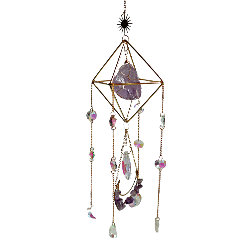 Amethyst Skies Rainbow Suncatcher