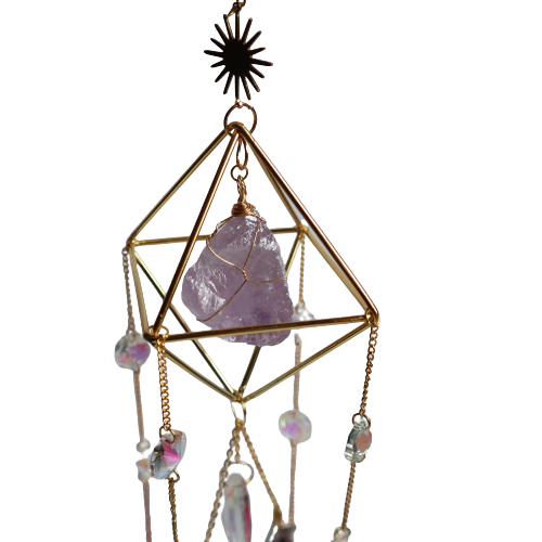 Amethyst Skies Rainbow Suncatcher