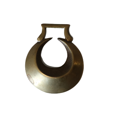 Protective Crescent Moon Horse Brass