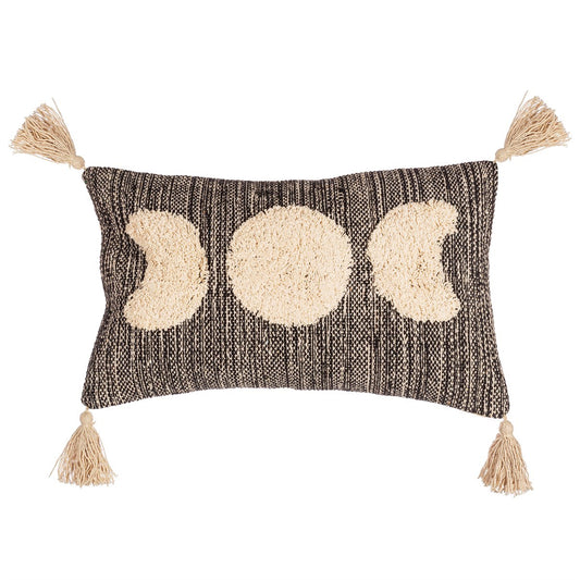 Triple Moon Tufted Throw Cushion