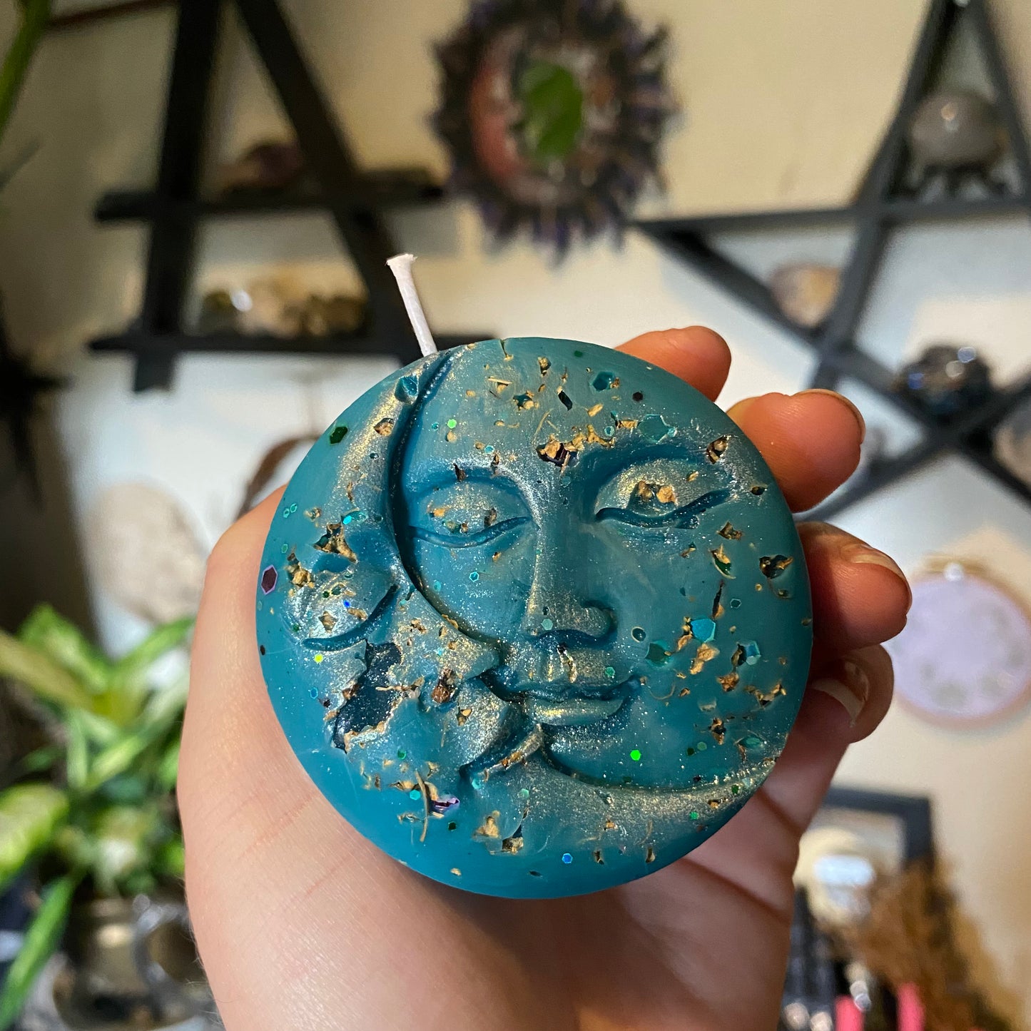 Green Jade Celestial Candle