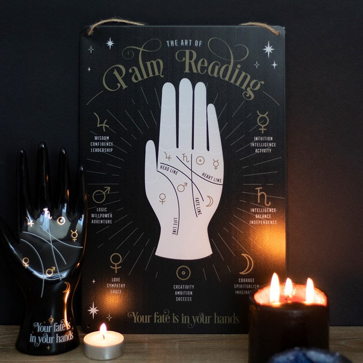 Palm Reading Tin Sign