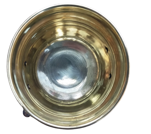 Vintage Brass Cauldron